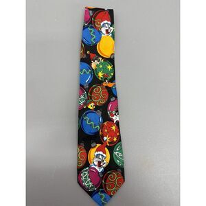 Looney Tunes Tie Vintage Cartoon Bugs Bunny Daffy Duck Sylvester Taz Holiday #38
